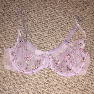 See though purple bralette